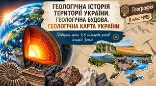 Геологічна будова. Геологічна карта України. Геологічна історія території України
