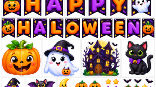 HALLOWEEN — розтяжка та декор для друку