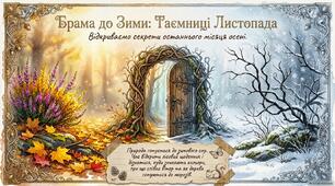 Презентація " Брама до зими: таємниці листопада. Відкриваємо секрети останнього місяця осені"