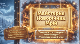 Створюю й записую зв’язне висловлення «Моя новорічна мрія». Укр мова 2 клас РЗМ