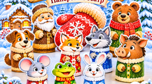 🧤 «РУКАВИЧКА» — казковий театр своїми руками! 🐭🐸🦊