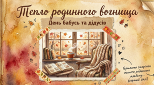 Презентація до Дня бабусь та дідусів "Тепло родинного вогнища" (до 28 жовтня)