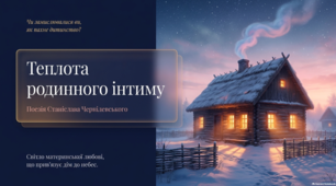 Поезія Станіслава Чернілевського. Теплота родинного інтиму
