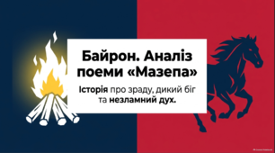 Дж. Байрон. Українська тема в поемі «Мазепа».