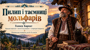 Пилип і таємниці мольфарів: голоси Карпат. Презентація на 30 слайдів + 3 аркуші А4, приклад історії та відповіді для вчителя. 8–11 класи. Гелловін