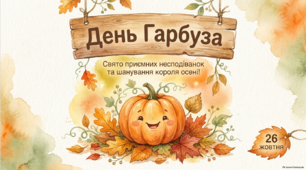 26 жовтня - ранкова зустріч. День гарбуза.