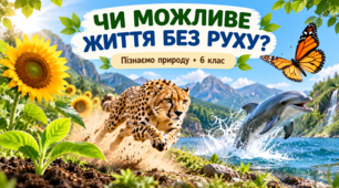 Презентація «Чи можливе життя без руху?»  Пізнаємо природу.6 клас. НУШ.