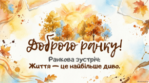 30 жовтня - ранкова зустріч. Всесвітній день життя.