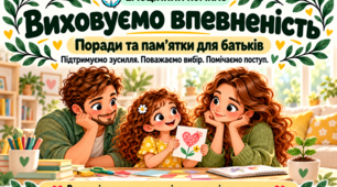 Папка пам'яток для батьків "Виховуємо впевненість"