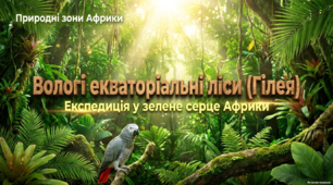 Природні зони Африки. Екваторіальні ліси (гілея) та їхній унікальний рослинний і тваринний світ.