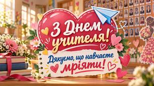 СЦЕНАРІЙ СВЯТКОВОГО ЗАХОДУ «Учительський маршрут гарного настрою» (до Дня учителя)