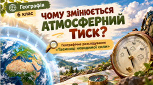Презентація з географії для 6 класу «Чому змінюється атмосферний тиск?» за підручником Гілберг