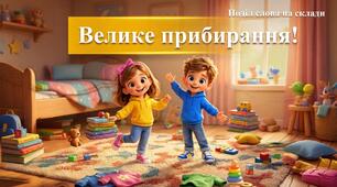 Поділ слова на склади (Велике прибирання)