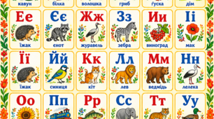 Постер "Українська  абетка"