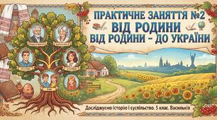 Практичне заняття №2: «Від родини – до України»