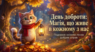 Всесвітній день доброти. Добрі справи разом із котиком Мурчиком