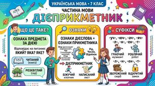 СР№2. Дієприкметник. Дієслівні форми на - но -, - то -. УМ. 7 клас. Інтелект.