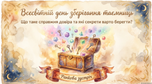 3 листопада - ранкова зустріч. День зберігання таємниць.