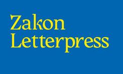 Шрифт Zakon Letterpress