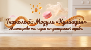 Модуль «Кулінарія»: «Наука кондитерського мистецтва» (історія, класифікація виробів, професійне обладнання та кар'єрна карта)