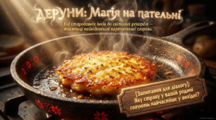 Мега-комплект з технологій: Презентація «Деруни: Магія на пательні» + Кулінарний Квест «Таємниця Золотого Деруна» + технологічна карта-шаблон