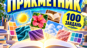 НМТ- тренажер  з української мови з теми "Прикметник"(працює без інтернету)