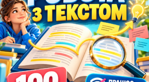 НМТ- тренажер  з української мови з теми "Робота з текстом"(працює без інтернету)
