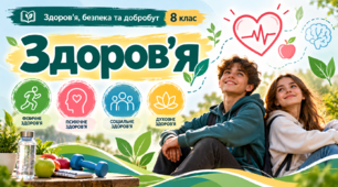 Здоров'я. Підсумкове тестування. Здоров’я, безпека та добробут. 8 клас