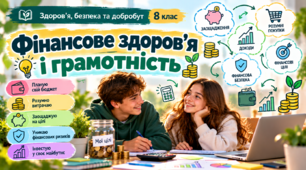 Фінансове здоров'я та грамотність: безпека, добробут і меценатство  Здоров’я, безпека та добробут. 8 клас