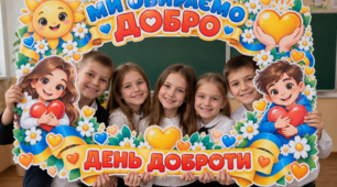 💛 Фоторамка «Ми обираємо добро — День доброти»