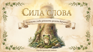 Презентація з літературного читання, 4 клас: «Сила слова»