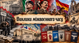 Виклики міжвоєнного часу. Європа від економічної стабільності до світової кризи.  Радикалізація політичного життя. Ідеологічне осмислення ннеоових реалій суспільного життя: комунізм, соціал реформізм, лібералізм, інтегральний націоналізм, фашизм і нацизм.
